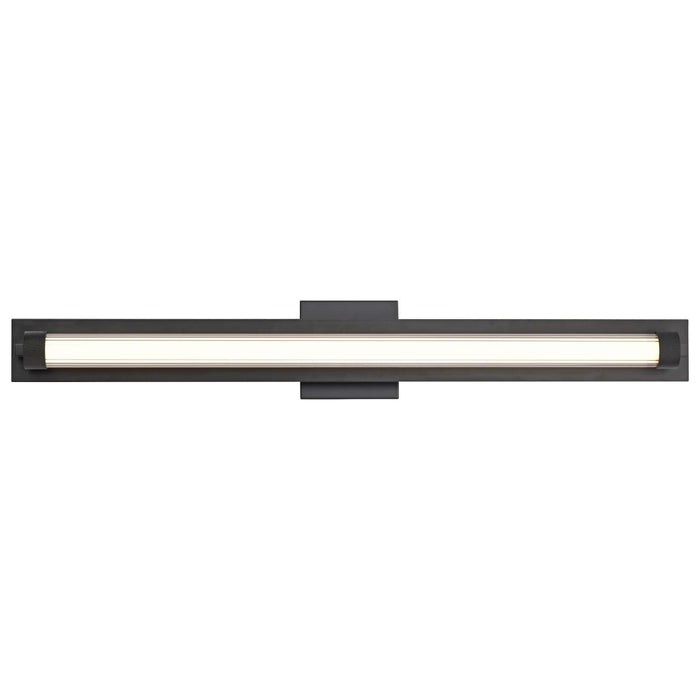 SATCO/NUVO Larissa 32 Inch LED Vanity 19W 1170Lm 3000K 90 CRI 120-277V Black Finish Opaque Glass (62-2390)