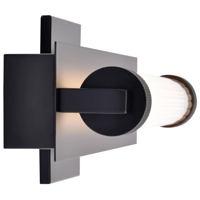 SATCO/NUVO Larissa 32 Inch LED Vanity 19W 1170Lm 3000K 90 CRI 120-277V Black Finish Opaque Glass (62-2390)