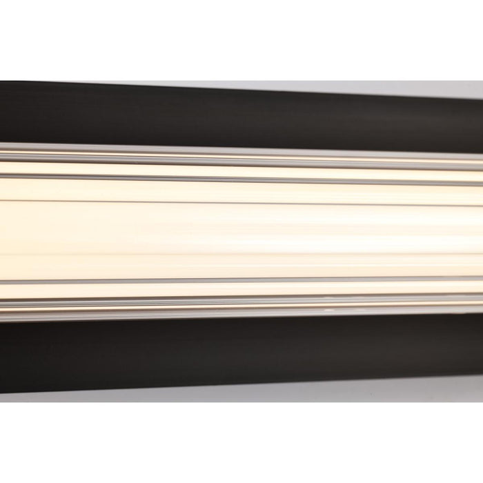 SATCO/NUVO Larissa 32 Inch LED Vanity 19W 1170Lm 3000K 90 CRI 120-277V Black Finish Opaque Glass (62-2390)