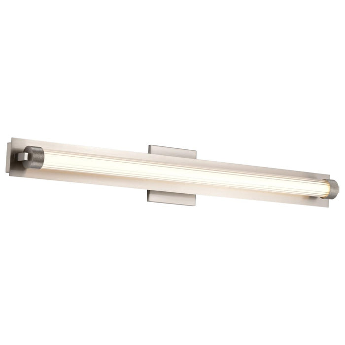 SATCO/NUVO Larissa 32 Inch LED Vanity 19W 1170Lm 3000K 90 CRI 120-277V Brushed Nickel Finish Opaque Glass (62-2391)