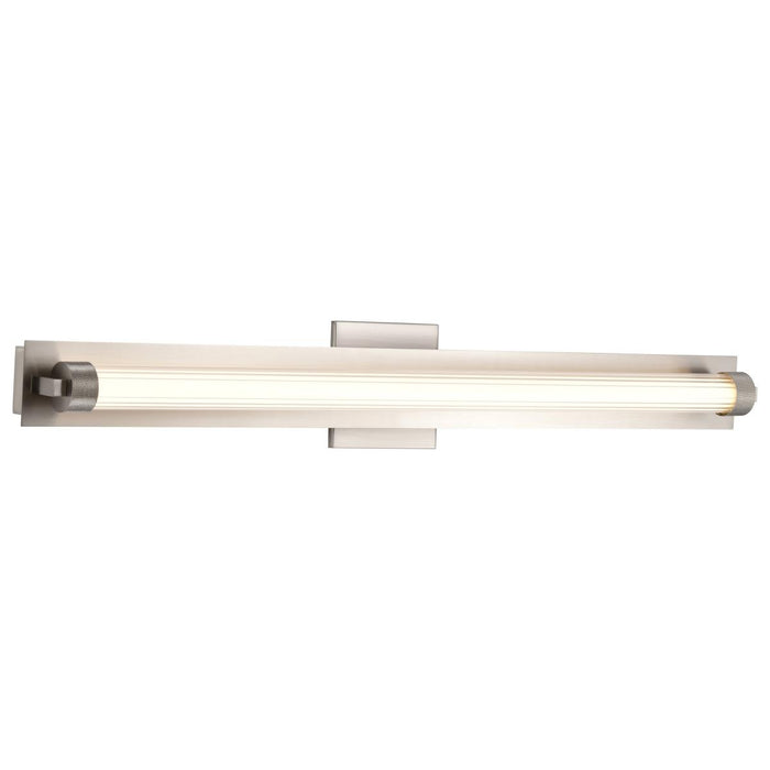 SATCO/NUVO Larissa 32 Inch LED Vanity 19W 1170Lm 3000K 90 CRI 120-277V Brushed Nickel Finish Opaque Glass (62-2391)