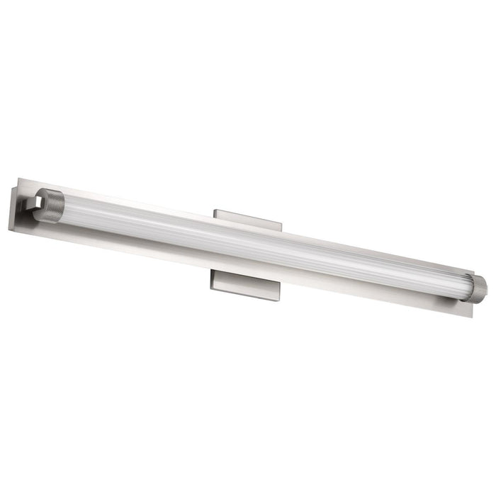 SATCO/NUVO Larissa 32 Inch LED Vanity 19W 1170Lm 3000K 90 CRI 120-277V Brushed Nickel Finish Opaque Glass (62-2391)
