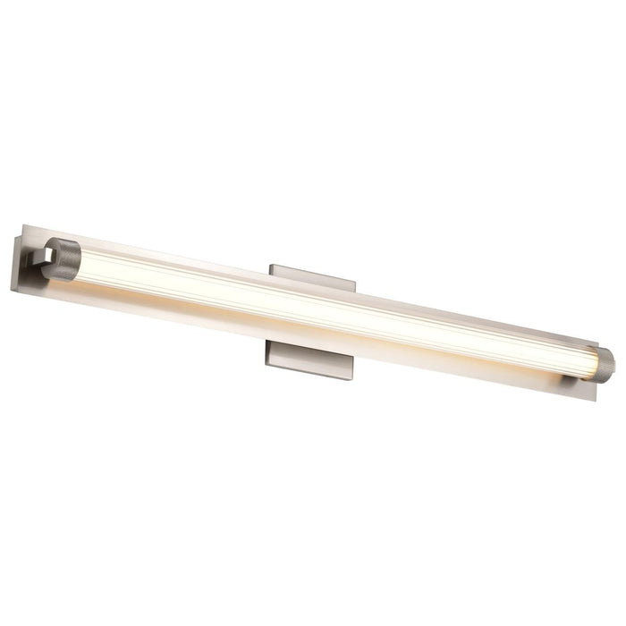 SATCO/NUVO Larissa 32 Inch LED Vanity 19W 1170Lm 3000K 90 CRI 120-277V Brushed Nickel Finish Opaque Glass (62-2391)