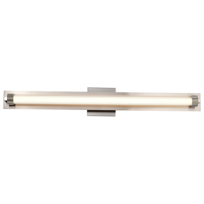 SATCO/NUVO Larissa 32 Inch LED Vanity 19W 1170Lm 3000K 90 CRI 120-277V Brushed Nickel Finish Opaque Glass (62-2391)