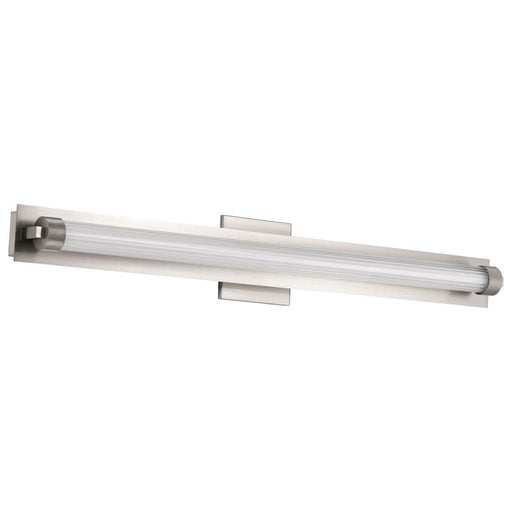 SATCO/NUVO Larissa 32 Inch LED Vanity 19W 1170Lm 3000K 90 CRI 120-277V Brushed Nickel Finish Opaque Glass (62-2391)