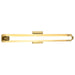 SATCO/NUVO Larissa 32 Inch LED Vanity 19W 1170Lm 3000K 90 CRI 120-277V Vintage Brass Finish Opaque Glass (62-2392)