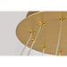 SATCO/NUVO Kenzo LED 12-Light Chandelier 85W 3000K 90 CRI Polished Anodized Bronze Finish Light Guide Panel (62-2404)