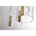 SATCO/NUVO Kenzo LED 12-Light Chandelier 85W 3000K 90 CRI Polished Anodized Bronze Finish Light Guide Panel (62-2404)