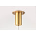 SATCO/NUVO Kenzo LED 2-Light Mini Pendant 12W 3000K 90 CRI Polished Anodized Bronze Finish Light Guide Panel (62-2406)