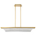 SATCO/NUVO Idris LED Island Pendant Vintage Brass Finish Light Guide Panels (62-2411)
