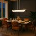 SATCO/NUVO Idris LED Island Pendant Vintage Brass Finish Light Guide Panels (62-2411)