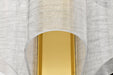 SATCO/NUVO Idris LED 4-Light Pendant Vintage Brass Finish Light Guide Panels (62-2412)