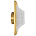 SATCO/NUVO Idris LED 1-Light Wall Sconce Vintage Brass Finish Light Guide Panels (62-2414)