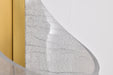 SATCO/NUVO Idris LED 1-Light Wall Sconce Vintage Brass Finish Light Guide Panels (62-2414)
