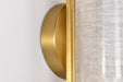 SATCO/NUVO Idris LED 1-Light Wall Sconce Vintage Brass Finish Light Guide Panels (62-2414)