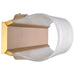 SATCO/NUVO Idris LED 3-Light Wall Sconce Vintage Brass Finish Light Guide Panels (62-2415)