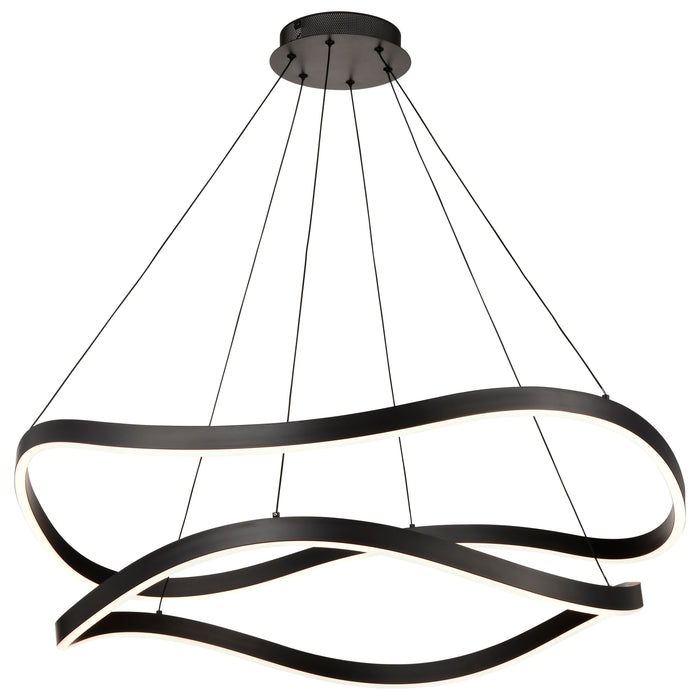 SATCO/NUVO Sylas 36 Inch LED Pendant Matte Black Finish (62-2421)