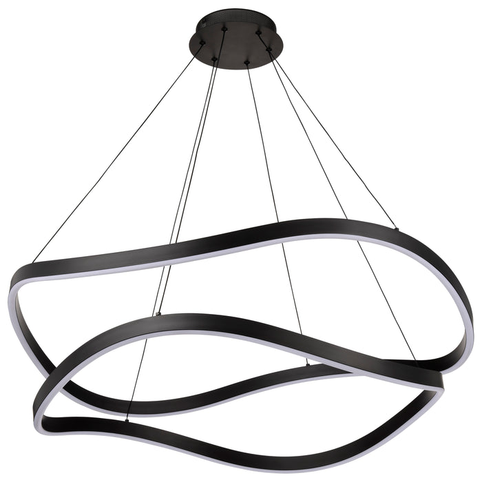 SATCO/NUVO Sylas 36 Inch LED Pendant Matte Black Finish (62-2421)