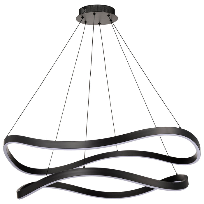 SATCO/NUVO Sylas 36 Inch LED Pendant Matte Black Finish (62-2421)