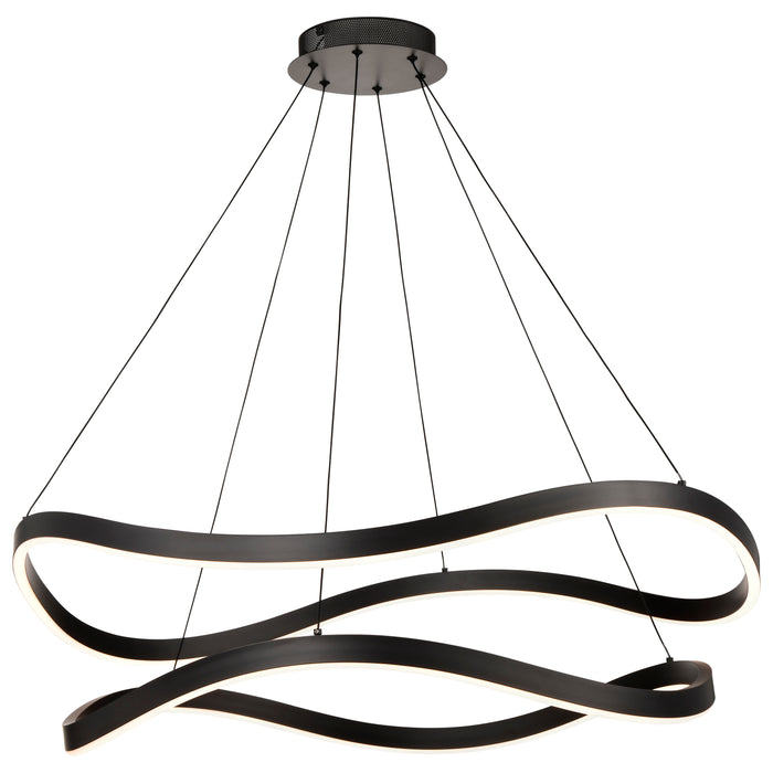 SATCO/NUVO Sylas 36 Inch LED Pendant Matte Black Finish (62-2421)