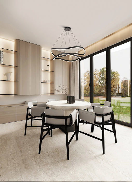 SATCO/NUVO Sylas 36 Inch LED Pendant Matte Black Finish (62-2421)