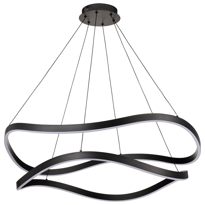 SATCO/NUVO Sylas 36 Inch LED Pendant Matte Black Finish (62-2421)