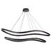 SATCO/NUVO Sylas 48 Inch LED Pendant Matte Black Finish (62-2422)
