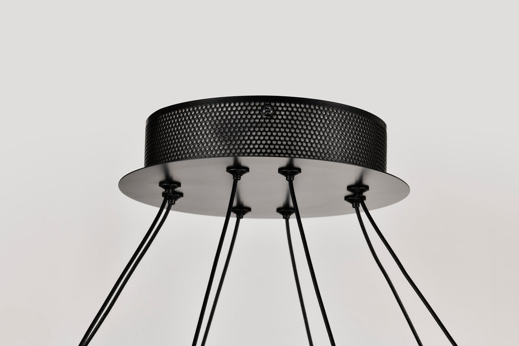 SATCO/NUVO Sylas 48 Inch LED Pendant Matte Black Finish (62-2422)