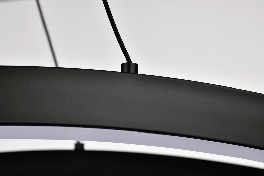 SATCO/NUVO Sylas 48 Inch LED Pendant Matte Black Finish (62-2422)