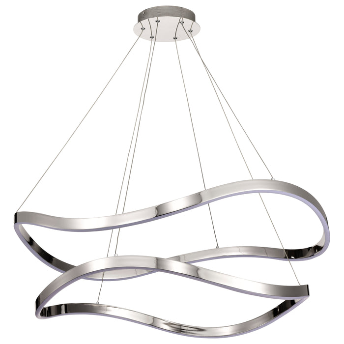 SATCO/NUVO Sylas 36 Inch LED Pendant Polished Nickel Finish (62-2431)