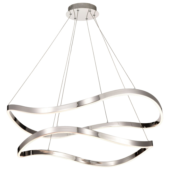 SATCO/NUVO Sylas 36 Inch LED Pendant Polished Nickel Finish (62-2431)