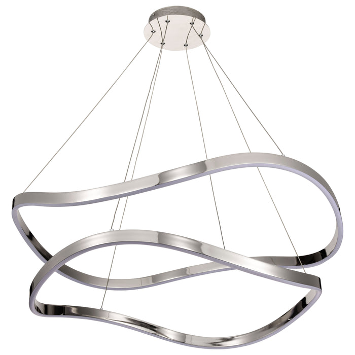 SATCO/NUVO Sylas 36 Inch LED Pendant Polished Nickel Finish (62-2431)