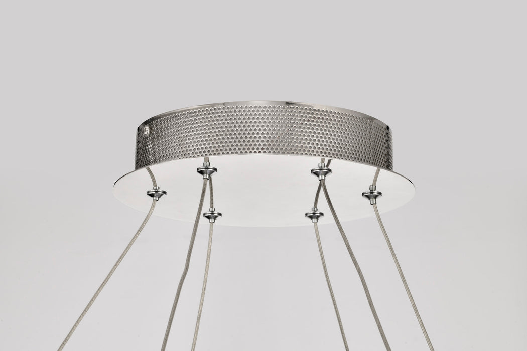 SATCO/NUVO Sylas 36 Inch LED Pendant Polished Nickel Finish (62-2431)