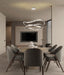 SATCO/NUVO Sylas 36 Inch LED Pendant Polished Nickel Finish (62-2431)
