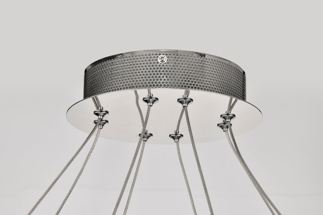 SATCO/NUVO Sylas 48 Inch LED Pendant Polished Nickel Finish (62-2432)