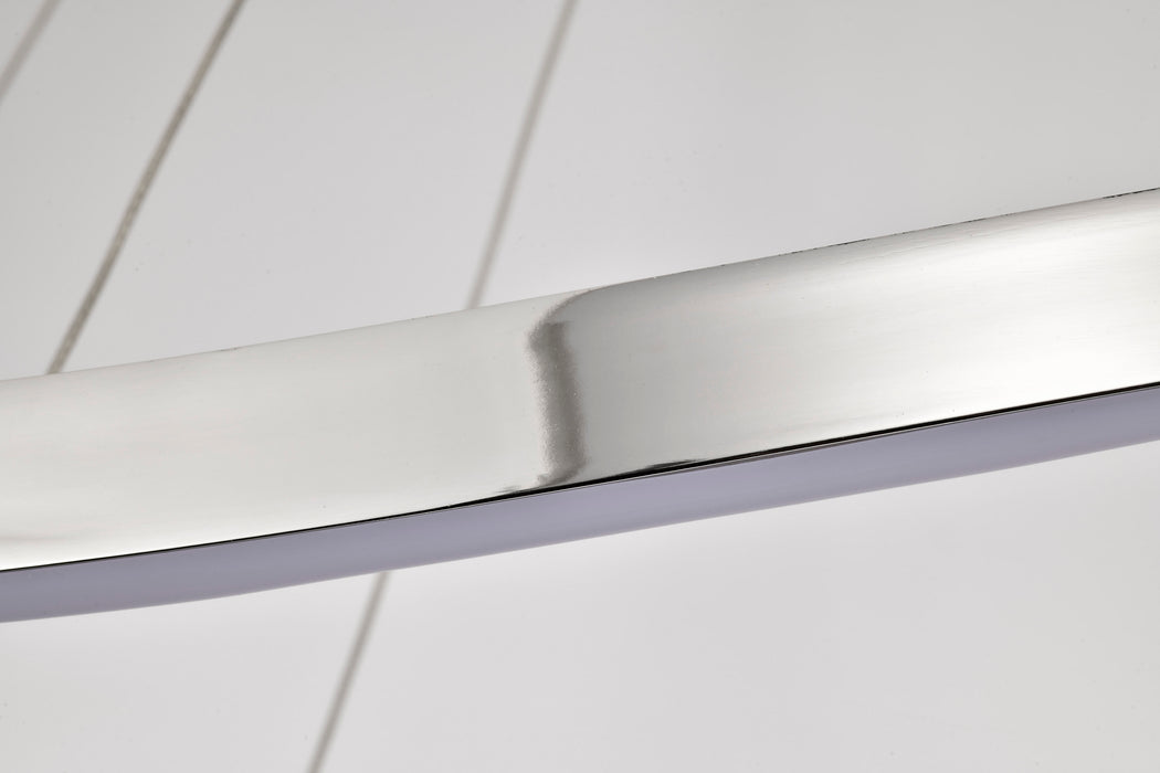 SATCO/NUVO Sylas 48 Inch LED Pendant Polished Nickel Finish (62-2432)