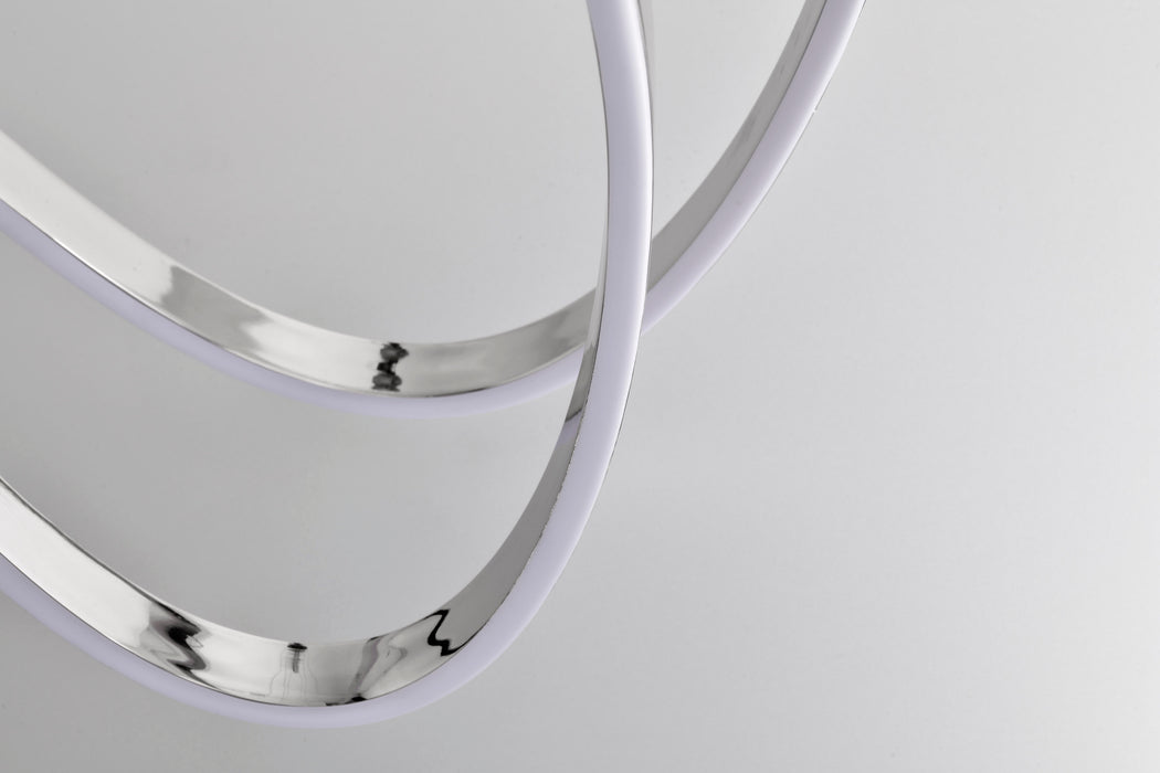 SATCO/NUVO Sylas 48 Inch LED Pendant Polished Nickel Finish (62-2432)
