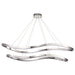 SATCO/NUVO Sylas 48 Inch LED Pendant Polished Nickel Finish (62-2432)