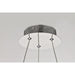 SATCO/NUVO Asher LED 15 Inch Pendant 27W 3000K 90 CRI Polished Nickel Finish K9 Crystal (62-2441)