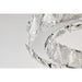SATCO/NUVO Asher LED 15 Inch Pendant 27W 3000K 90 CRI Polished Nickel Finish K9 Crystal (62-2441)