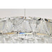 SATCO/NUVO Asher LED 15 Inch Pendant 27W 3000K 90 CRI Polished Nickel Finish K9 Crystal (62-2441)
