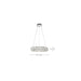 SATCO/NUVO Asher LED 15 Inch Pendant 27W 3000K 90 CRI Polished Nickel Finish K9 Crystal (62-2441)
