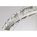 SATCO/NUVO Asher LED 36 Inch Round Pendant 50W 3000K 90 CRI Polished Nickel Finish K9 Crystal (62-2442)