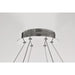 SATCO/NUVO Asher LED 36 Inch Round Pendant 50W 3000K 90 CRI Polished Nickel Finish K9 Crystal (62-2442)