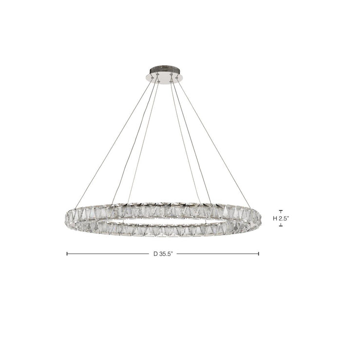 SATCO/NUVO Asher LED 36 Inch Round Pendant - Thumbnail 2