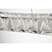 SATCO/NUVO Asher LED 36 Inch Oval Pendant 50W 3000K 90 CRI Polished Nickel Finish K9 Crystal (62-2443)