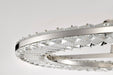 SATCO/NUVO Nova LED 23 Inch Round Flush Mount Polished Nickel Finish K9 Crystal (62-2444)