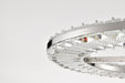 SATCO/NUVO Nova LED 23 Inch Round Flush Mount Polished Nickel Finish K9 Crystal (62-2444)