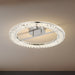 SATCO/NUVO Nova LED 23 Inch Round Flush Mount Polished Nickel Finish K9 Crystal (62-2444)