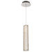 SATCO/NUVO Nova LED 16 Inch Mini Pendant Polished Nickel Finish K9 Crystal (62-2445)